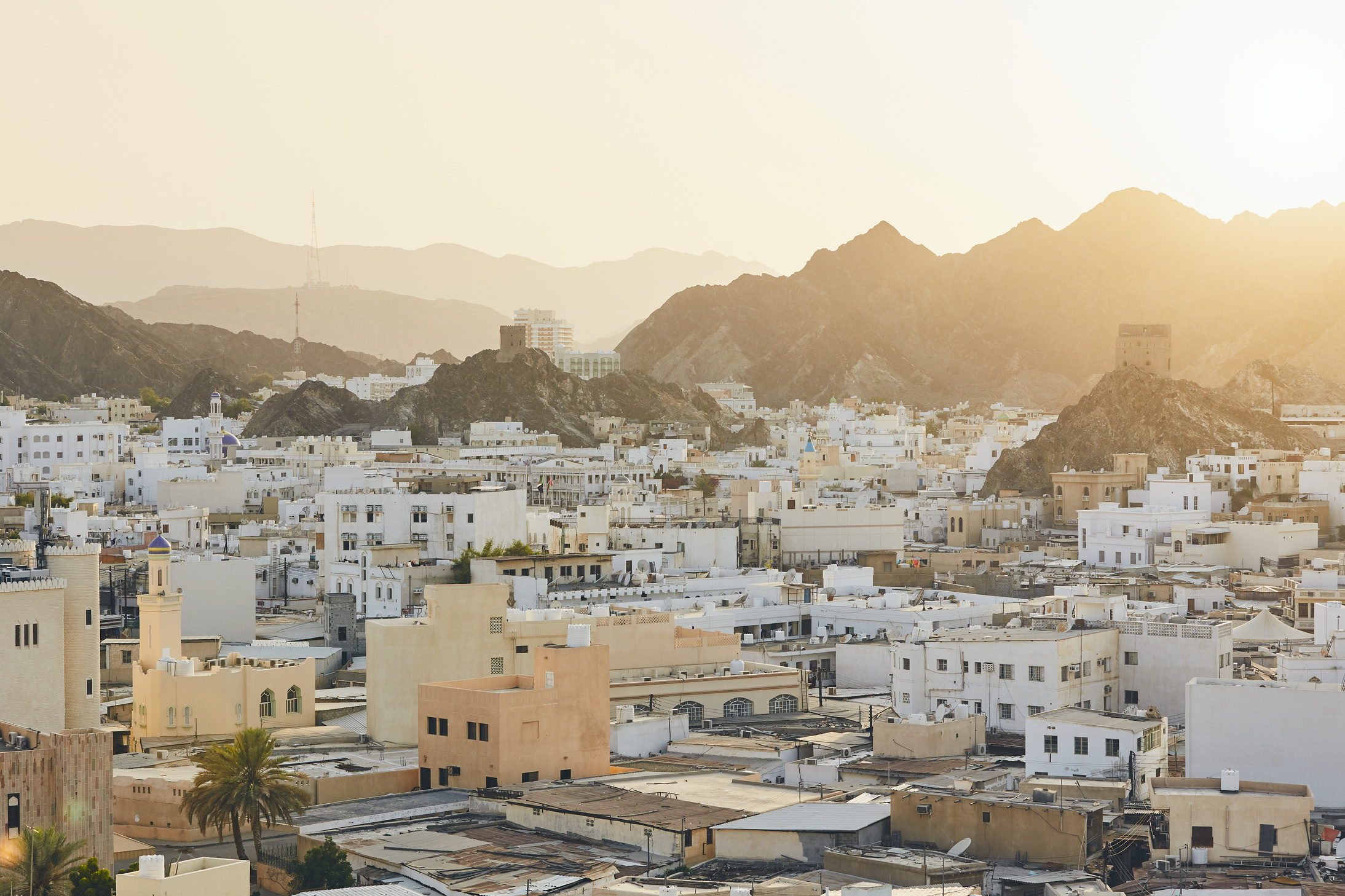 Cityscape view of Muscat